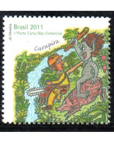 C3102 Lendas do Folclore Brasileiro - Curupira 36.058 Mint