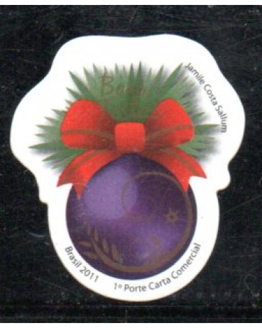 C3143 Natal - Bola Roxa 36.064 Mint - Sem Moldura