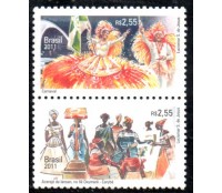 C3150/3151 Relações Diplomáticas - Bélgica "Carnaval e Acarajé" 36.066 Mint