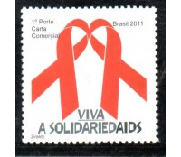 C3164 Campanha de Prevenção da Aids -Viva a Solidariedads 36.070 Mint