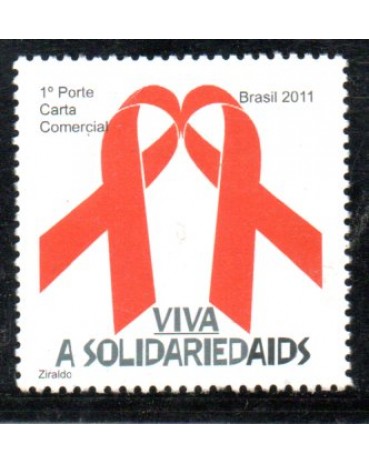 C3164 Campanha de Prevenção da Aids -Viva a Solidariedads 36.070 Mint