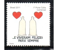C3165 Campanha de Prevenção da Aids - E Viveram Felizes Para Sempre 36.071 Mint