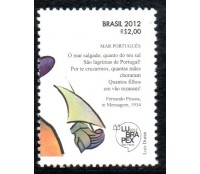 C3228 Lubrapex 2012 Fernando Pessoa "Mar Português" 36.081 Mint