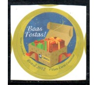 C3233 Natal - Auto-Adesivos "Caixa de Presentes" 36.086 Novo