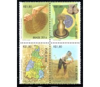 C3377/3380 Capim Dourado - O Ouro do Jalapão 36.109 Mint - Outra Posição