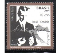 C3388 Relações Diplomáticas - Croácia "Nokola Tesla" 36.111 Mint