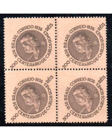 1936 C106 Centenário do Nascimento de Carlos Gomes 36.130 Novo
