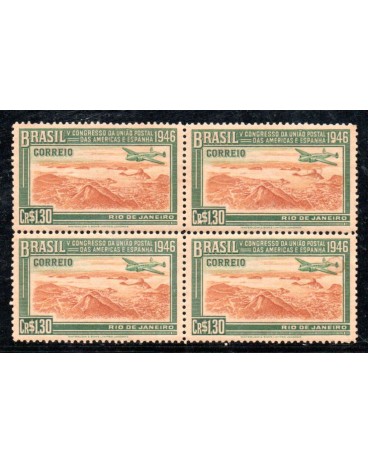 1946 C216 5º Congresso da União Postal das Américas e Espanha - UPAE - RJ 36.147 Mint