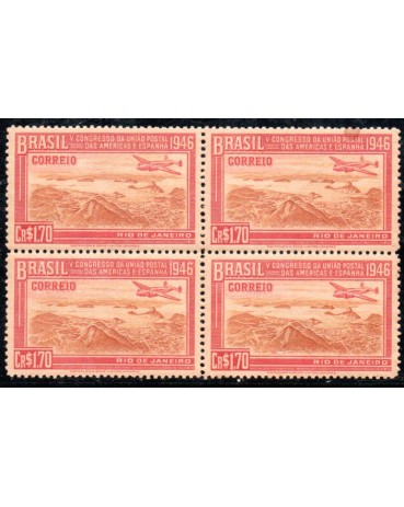 1946 C217 5º Congresso da União Postal das Am,éricas e Espanha - UPAE - RJ 36.148 Mint