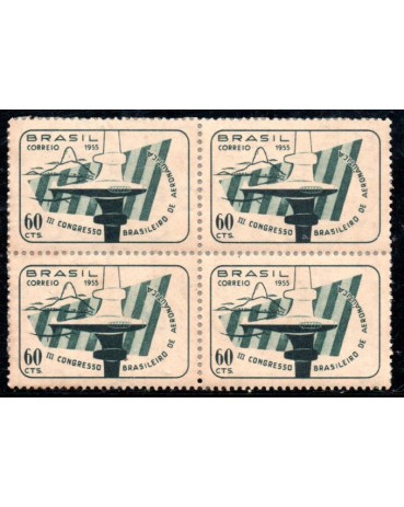 1955 C359 3º Congresso Brasileiro de Aeronáutica - SP 36.153 Mint