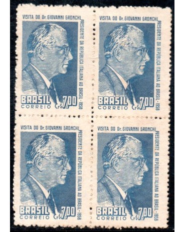 1958 C421 Visita do Presidente Giovanni Gronchi 36.157 Novo