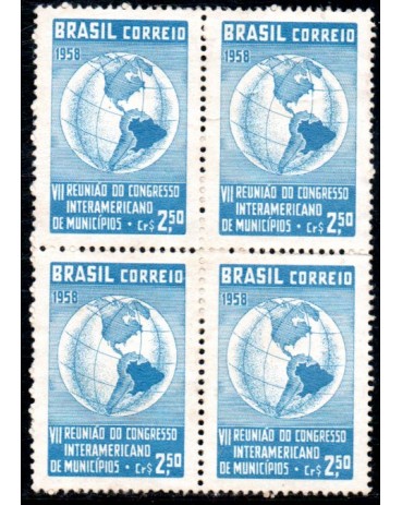 1958 C426 7ª Reinião do Congresso Interamericano de Municípios - RJ 36.159 Novo
