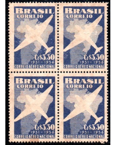 1956 C377 25º Aniversário do Correio Aéreo Nacional "Militar" 36.163 Novo