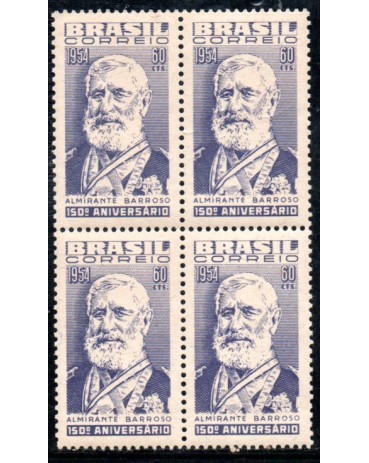 1954 C349 Sesquicentenário do Natalício do Almirante Barroso 36.171 Mint