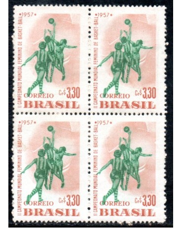 1957 C393 2º Campeonato Mundial Feminino de Basquetebol - RJ 36.193 Novo