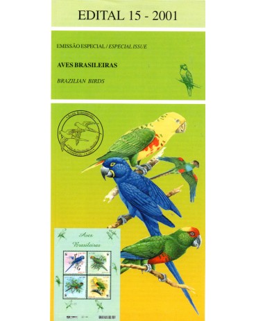 2001 Edital 15 Aves Brasilieras 36.217