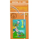 2001 Edital 21 Brasil Tricampeão de "Roland Garros" 36.223
