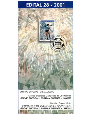 2001 Edital 28 Clubes Brasileiros Campeões da Libertadores - Grêmio 36.230