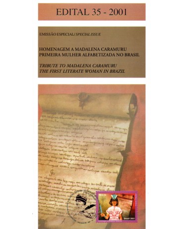 2001 Edital 35 Homenagem a Madalena Caramuru 36.237