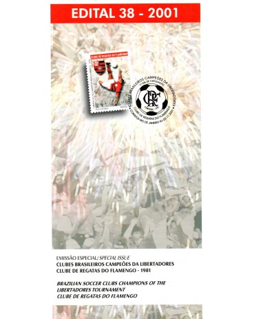 2001 Edital 38 Clubes Brasileiros Campeões da Libertadores - Flamengo 36.240