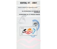 2001 Edital 41 Dia Internacional do Portador de Deficiência 36.243