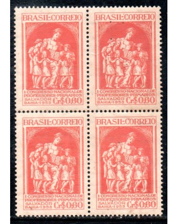 1953 C324 1º Congresso Nacional de Prof.Primários em Salvador - Ba 36.254 Mint