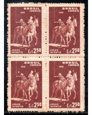 1959 C4332 IX Jogos Infantis - RJ 36.261 Novo