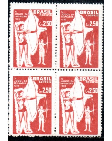 1958 C422 X Jogos da Primavera - RJ 36.301 Mint
