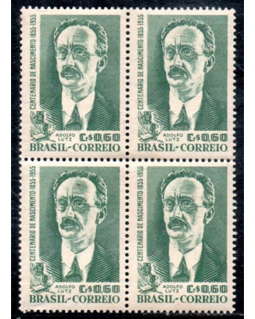 1955 C371 100 Anos do Nascimento de Adolfo Lutz 36.303 Mint
