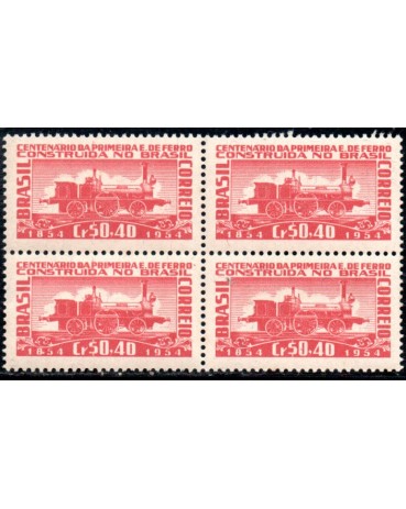 1954 C337 Centenário da Primeira Estrada de Ferro do Brasil 36.307 Mint