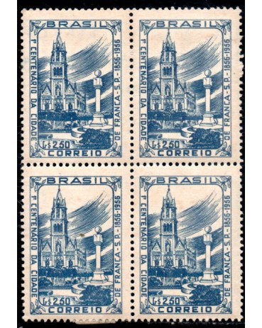 1956 C379 Centenário de Franca - SP 36.309 Novo