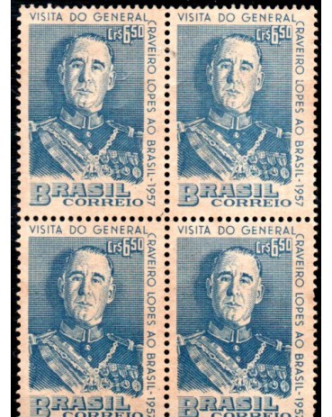 1957 C389 Visita do Presidente de Portugal General Cravero Lopes 36.312 Novo