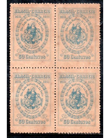 1951 C263 Tricentenário de São João Batista de La Salle 36.317 Novo