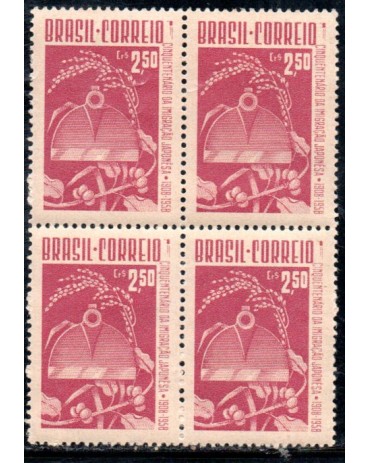 1958 C413 Cinquentenário da Imiração Japonesa 36.320 Mint
