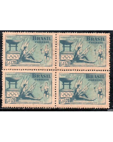 1952 C282 50º Aniversário do Fliuminense Futebol Clube - RJ 36.328 Novo
