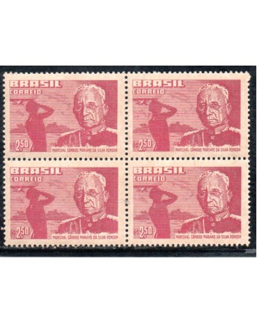 1958 C406 Dia do Indio,Das Américas e Homenagem ao Mal.Rondon 36.331 Novo