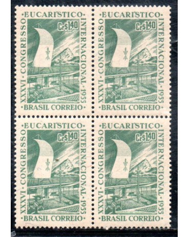 1955 C365 36º Congresso Eucarístico Inrternacional e Visita do Cardeal Bento Aloisi Masella 36.392 Mint