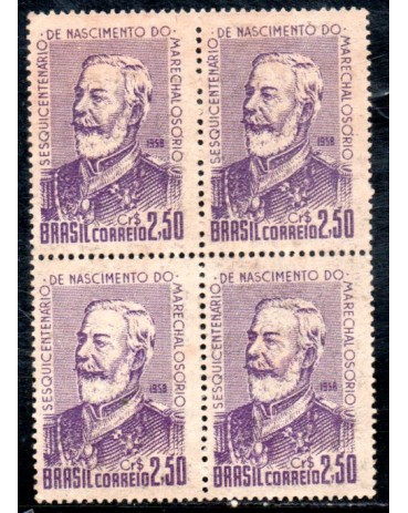 1958 C410 150 Anos do Nascimento do Marechal Manoel Luis Osório 36.394 Novo