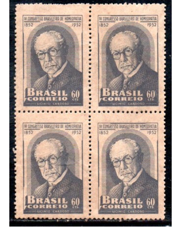 1952 C277 4º Congresso Brasileiro de Homeopatia e Centenário de Licínio Atanásio Cardoso 36.399 Novo