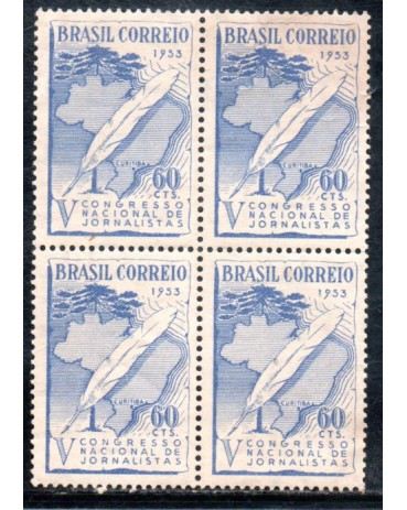 1953 C312 5º Congresso Nacional de Jornalistas em Curitiba - PR 36.401 Novo