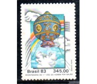 C1370 Bicentenário do 1º Vôo do Homem por Balão - Irmãos Montgolfier, França 36.431 Mint