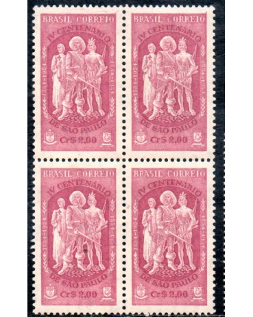 1954 C329 Quarto Centenário da Cidade de São Paulo 36.445 Mint
