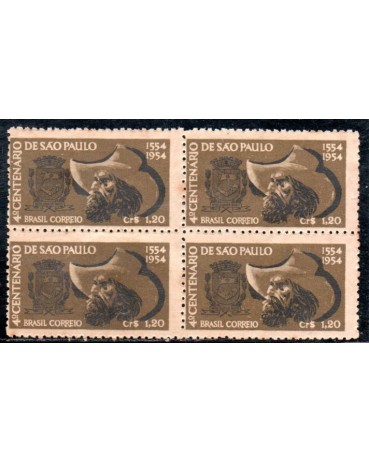 1953 C291 Propaganda do 4º Centenário de São Paulo 36.450 Novo