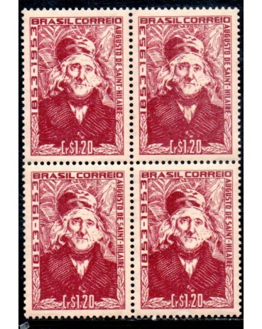1953 C315 Centenário da Morte do Naturalista e Escritor Francês Auguste de Saint-Hilaire 36.456 mint