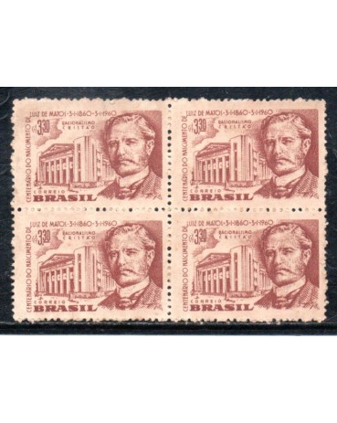 1960 C446 Centenário do Natalício de Luiz de Mattos 36.462 Novo