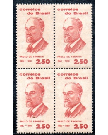 1960 C451 Centenário do natalício do Enhenheiro Paulo Frontin 36.466 Novo