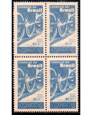 1960 C452 10º Congresso Panamericano de Estradas de Ferro - RJ 36.467 Novo