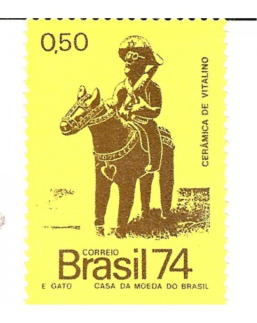 C862  CULTURA POPULAR - CERÂMICA 1974 2849 NOVO