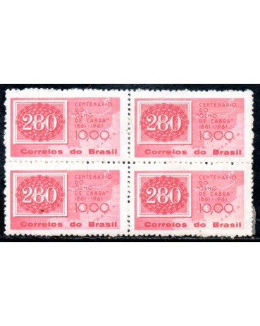1961 C466 Centenário dos Selos "Coloridos" 36.476 Nvo