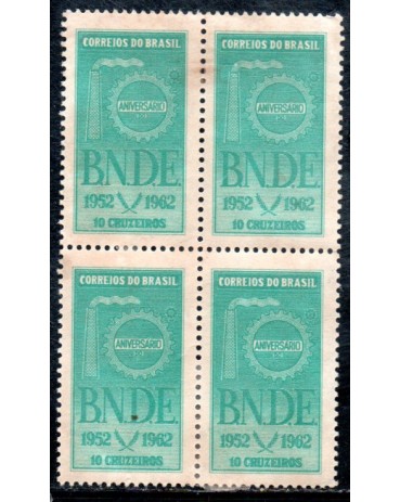 1962 C481 10° Aniversário do Banco Nacional de Desenvolvimento Econômico 36.483 Novo